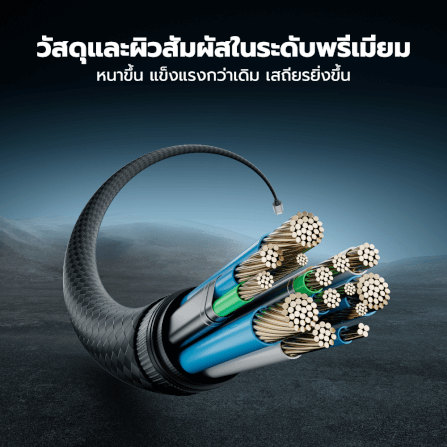 สายชาร์จ CUKTECH CTC620P สีดำ 6A 240W สายชาร์จมีจอ USB-C TO USB-C รองรับชาร์จเร็ว PD3.1_8